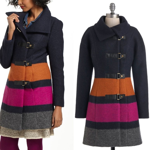 Plenty by Tracy Reese Jackets & Blazers - PLENTY Tracy Reese Dusken Funnel Neck Coat Anthro